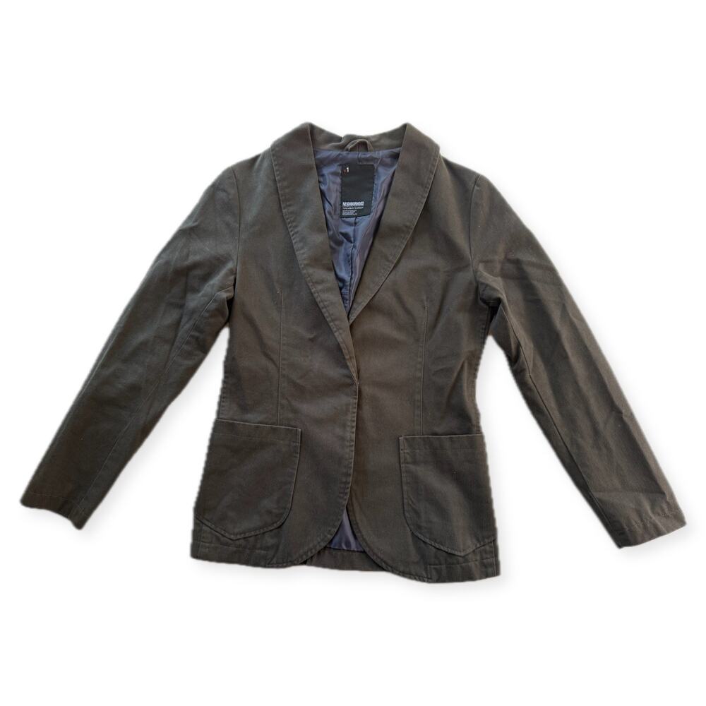 Neighborhood Daylight C-JKT Shawl Collar Cotton Blazer Charcoal Size S Japan